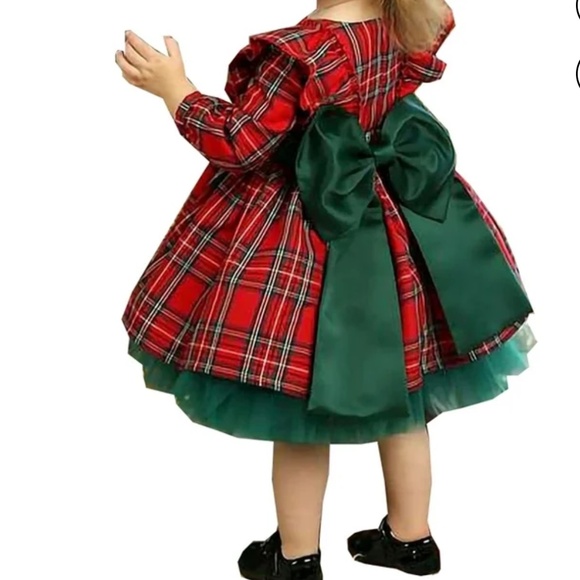 girls 4t christmas dress JLMSPLWG Christmas Dresses for Girls 10-12 4t Christmas Dress Dresses  Christmas Party Black Leather Dress Baby Girl First Thanksgiving Outfit,  Red 5-6 Years